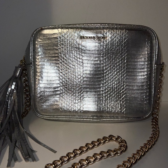 Victoria’s Secret Silver Crossbody Purse - Picture 1 of 6
